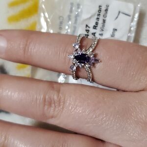 BP Rhodium Plated Ring Size 7